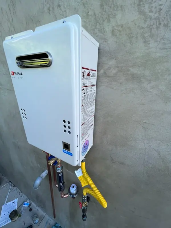 Tankless water heater installation for Highlands homes